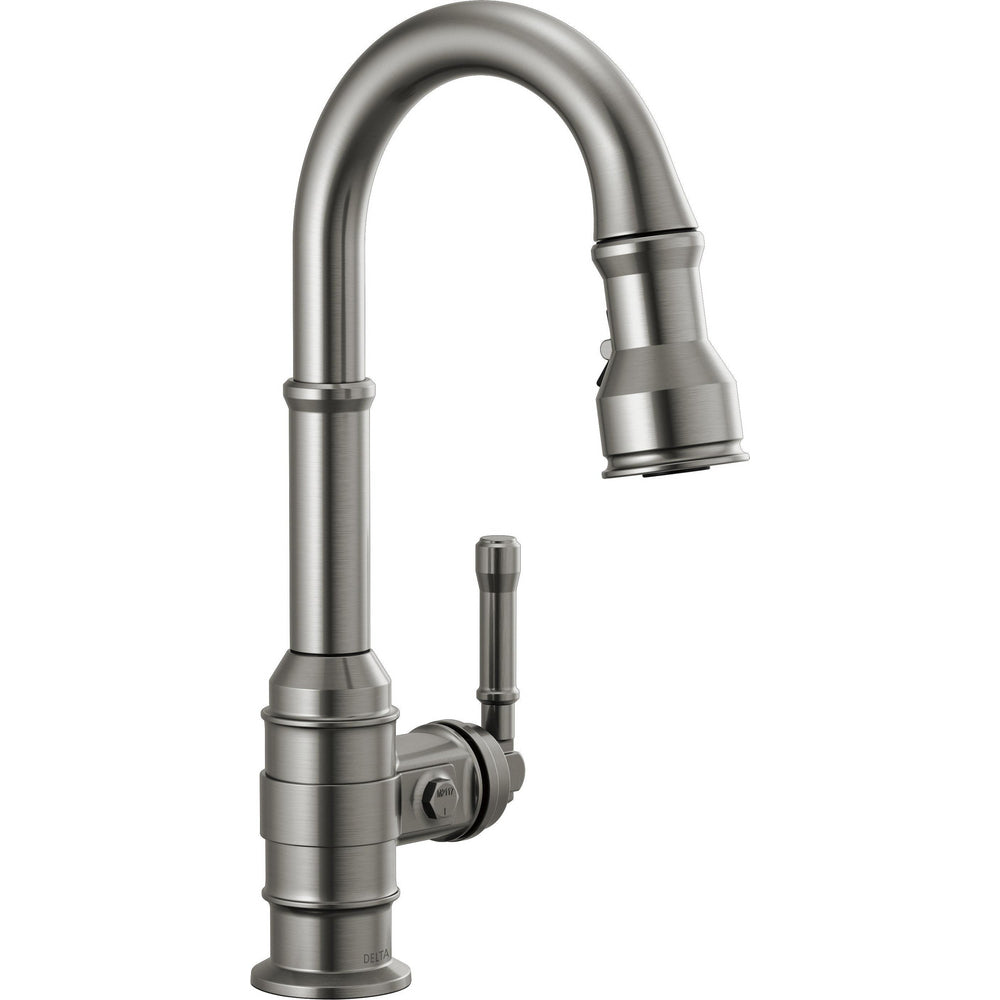 Delta Broderick Single Handle Pull-Down Bar/Prep Faucet - 9990