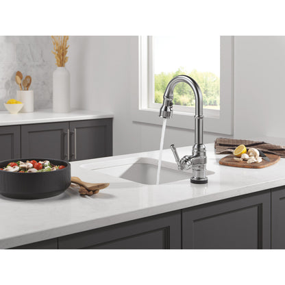 Delta Broderick Touchless Pulldown Bar Faucet - 9990TL