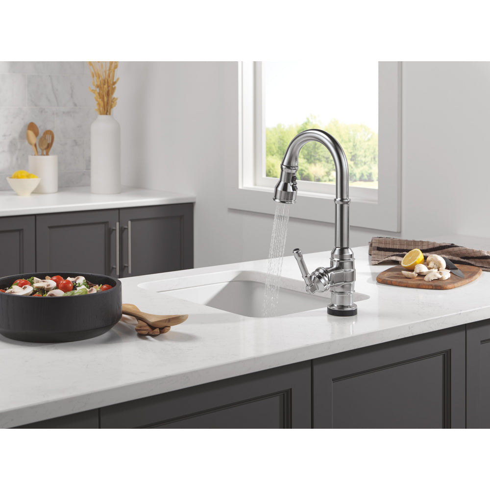 Delta Broderick Touchless Pulldown Bar Faucet - 9990TL