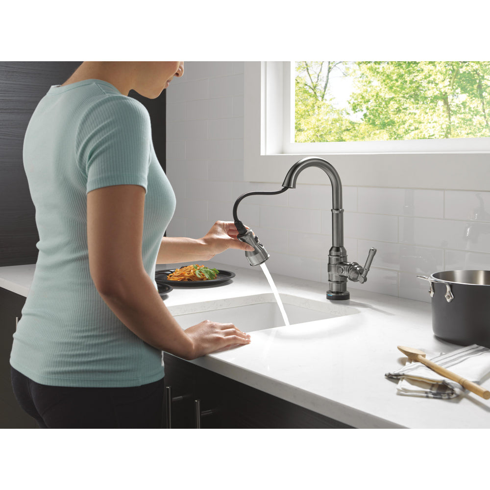 Delta Broderick Touchless Pulldown Bar Faucet - 9990TL