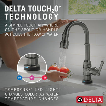 Delta Broderick Touchless Pulldown Bar Faucet - 9990TL