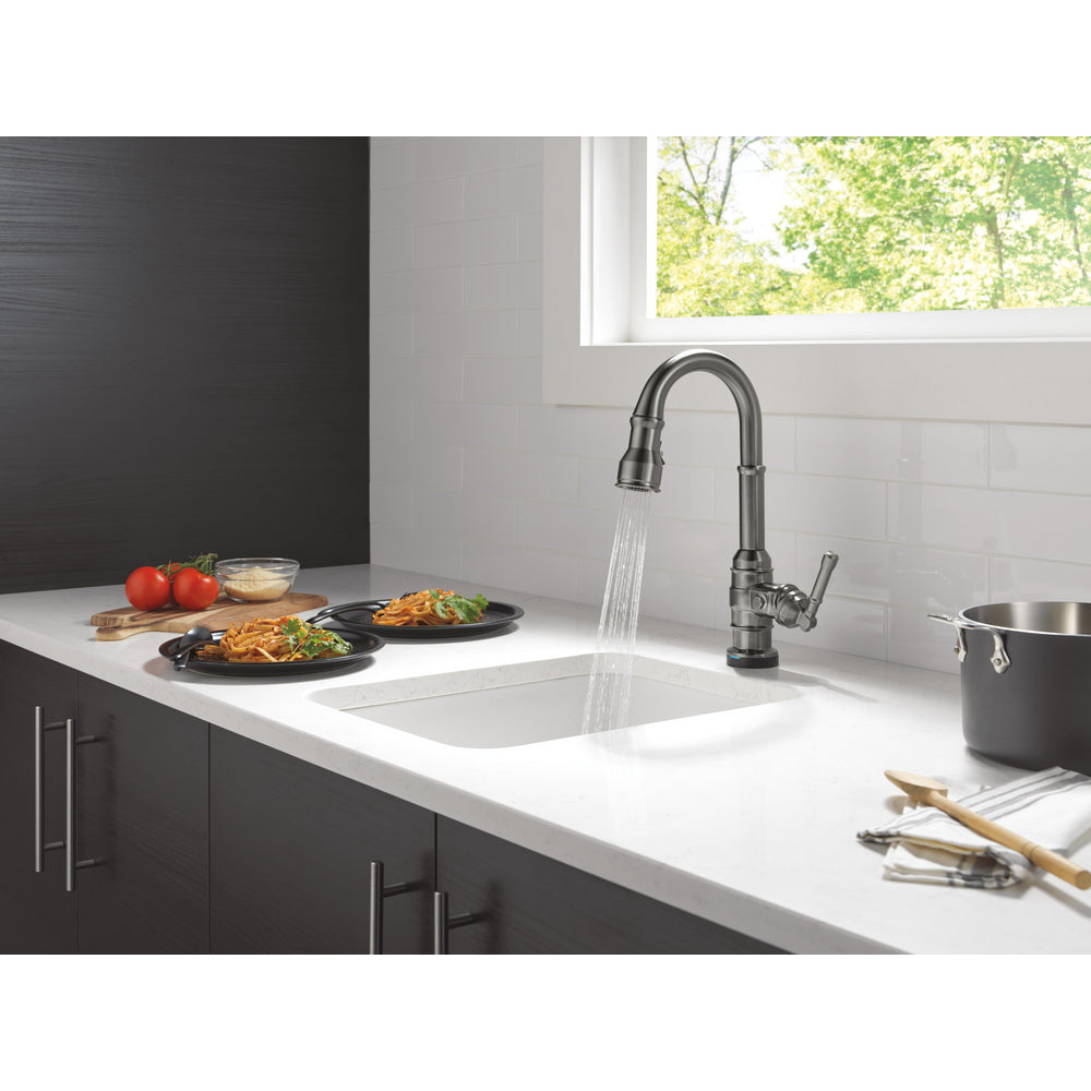 Delta Broderick Touchless Pulldown Bar Faucet - 9990TL