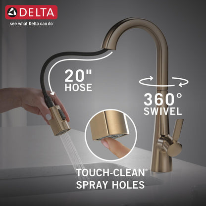 Delta Monrovia Single Handle Pull-Down Bar/Prep Faucet - 9991