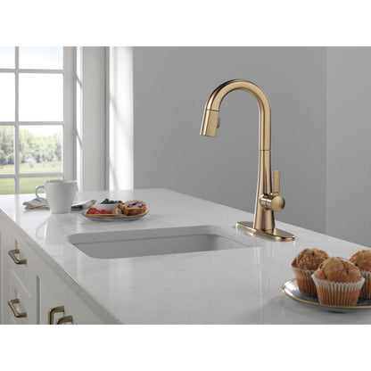 Delta Monrovia Single Handle Pull-Down Bar/Prep Faucet - 9991