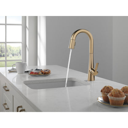 Delta Monrovia Single Handle Pull-Down Bar/Prep Faucet - 9991