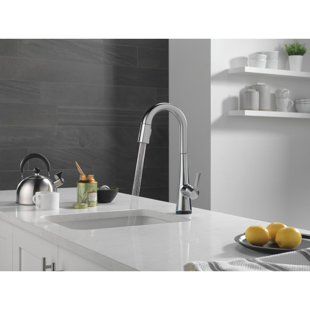 Delta Monrovia Single Handle Pull-Down Bar/Prep Faucet with Touch2O Technology - 9991T