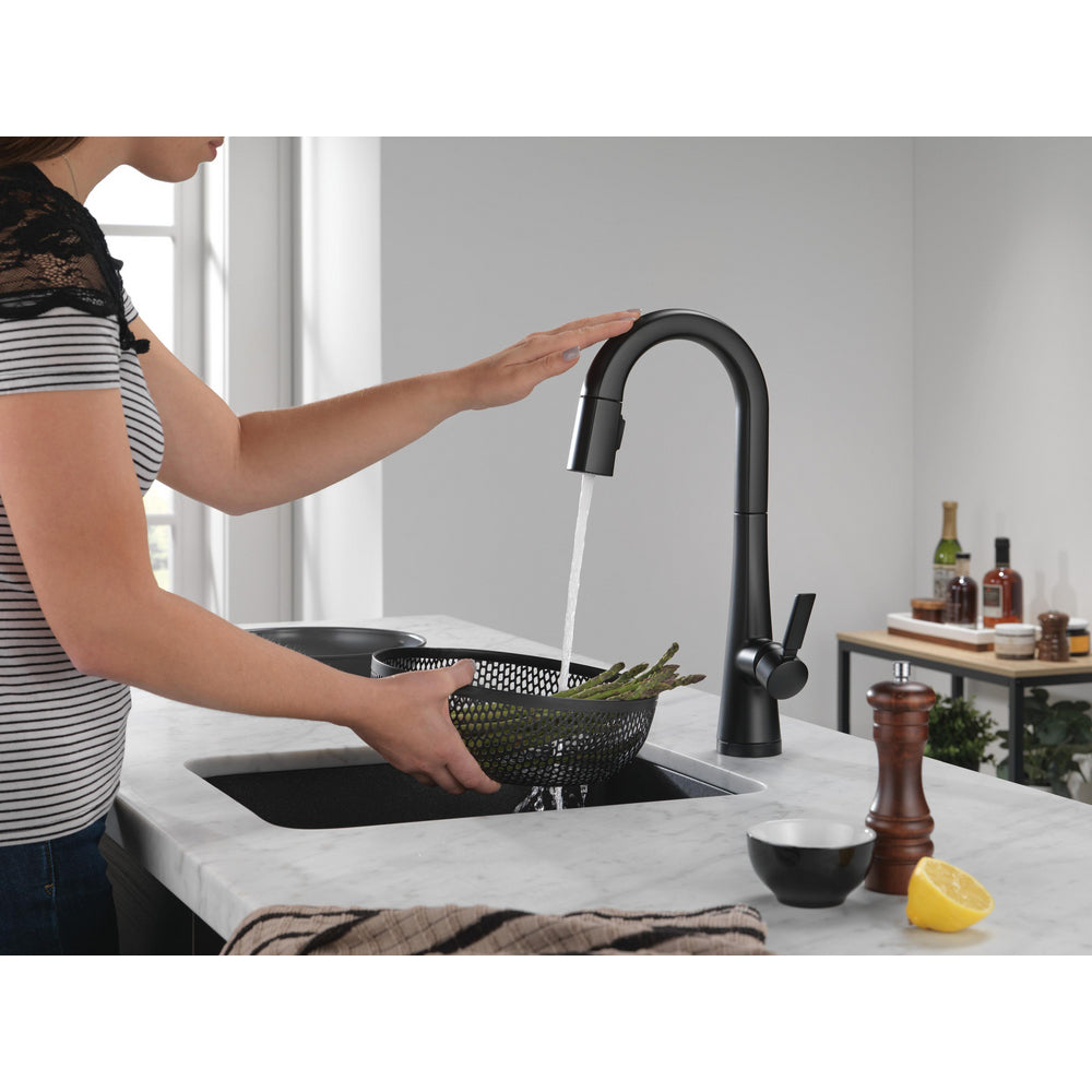 Delta Monrovia Single Handle Pull-Down Bar/Prep Faucet with Touch2O Technology - 9991T