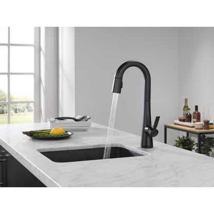 Delta Monrovia Single Handle Pull-Down Bar/Prep Faucet with Touch2O Technology - 9991T