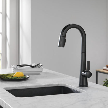 Delta Monrovia Single Handle Pull-Down Bar/Prep Faucet with Touch2O Technology - 9991T
