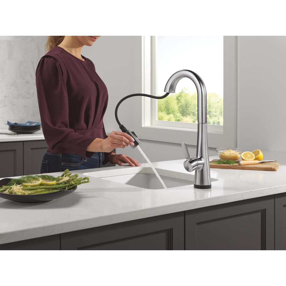 Delta Monrovia Touchless Pulldown Bar Faucet - 9991TL