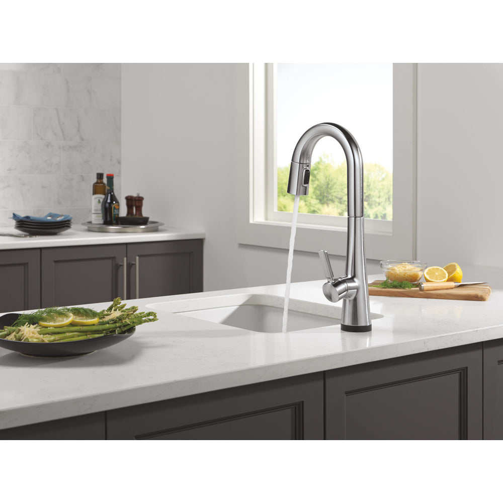 Delta Monrovia Touchless Pulldown Bar Faucet - 9991TL