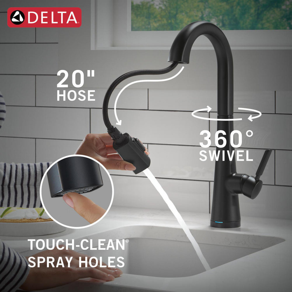 Delta Monrovia Touchless Pulldown Bar Faucet - 9991TL