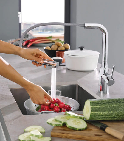 Grohe Essence Single-Handle Pull-Out Kitchen Faucet Dual Spray (1.75 gpm) - 30271