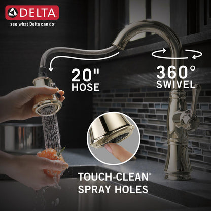 Delta Cassidy Single Handle Pulldown Bar/Prep Faucet - 9997