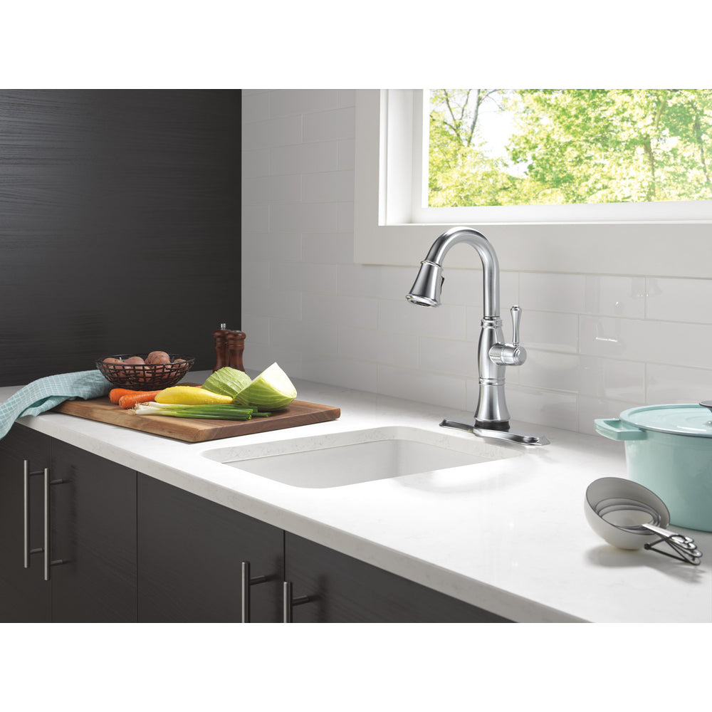 Delta Cassidy Touchless Pulldown Bar Faucet - 9997TL