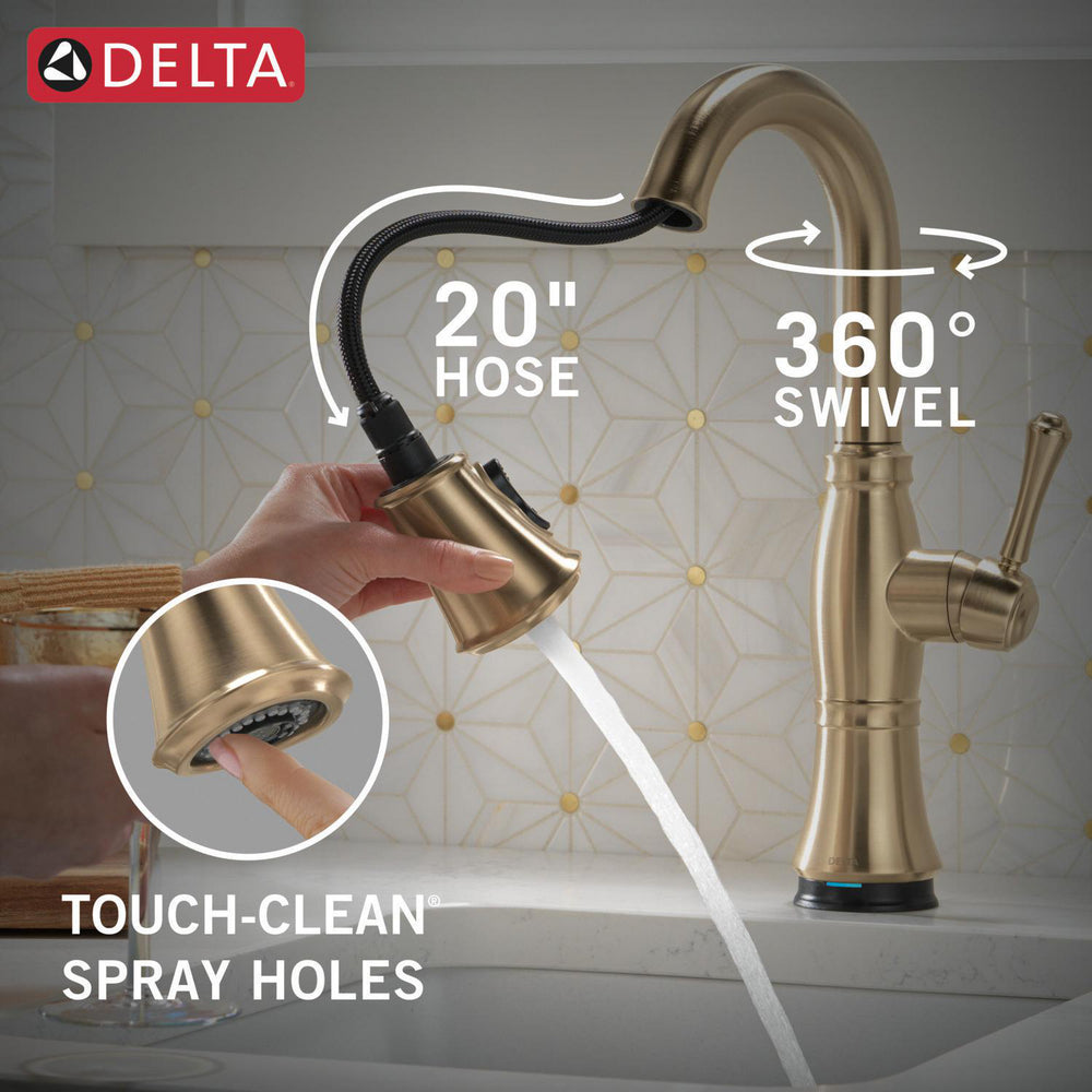 Delta Cassidy Touchless Pulldown Bar Faucet - 9997TL