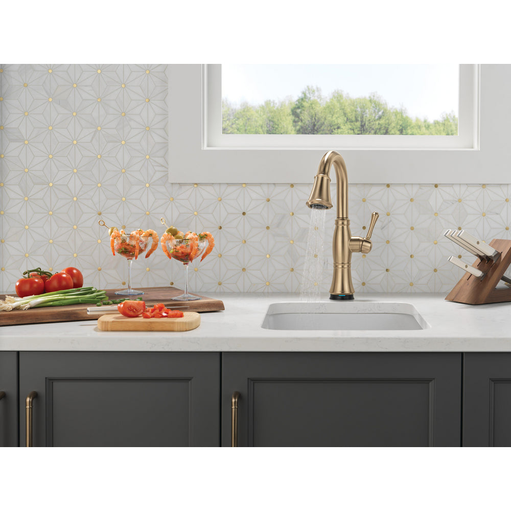 Delta Cassidy Touchless Pulldown Bar Faucet - 9997TL