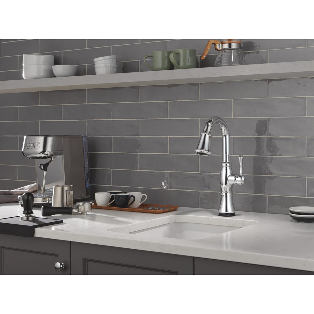 Delta Cassidy Touchless Pulldown Bar Faucet - 9997TL