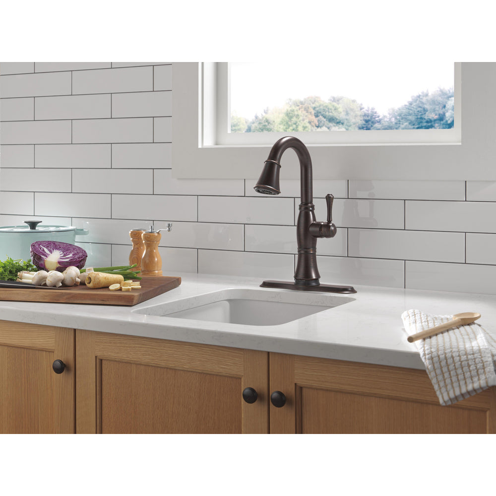Delta Cassidy Touchless Pulldown Bar Faucet - 9997TL