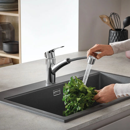 Grohe Eurosmart Single-Handle Dual Spray Pull-Out Kitchen Faucet 1.75 GPM - 30306