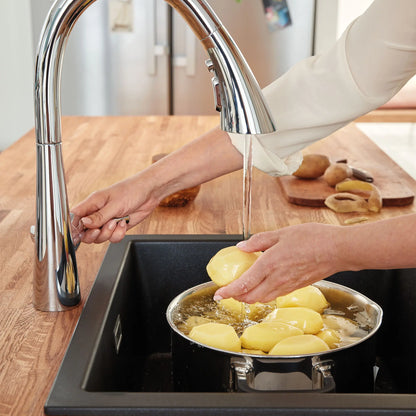 Grohe Zedra Single-Handle Pull Down Triple Spray Bar Faucet 1.75 gpm - 30368