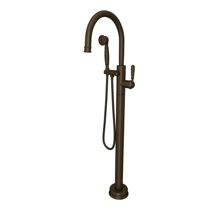 Rohl Traditional Single Hole Floor Mount Tub Filler Trim - TTD06HF1LM