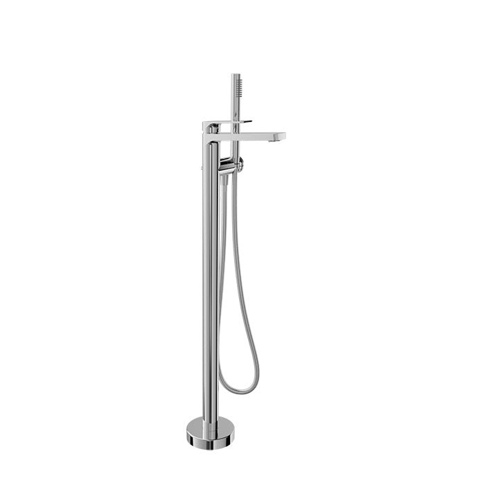 Baril Petite B04 Floor-Mounted Tub Filler With Hand Shower