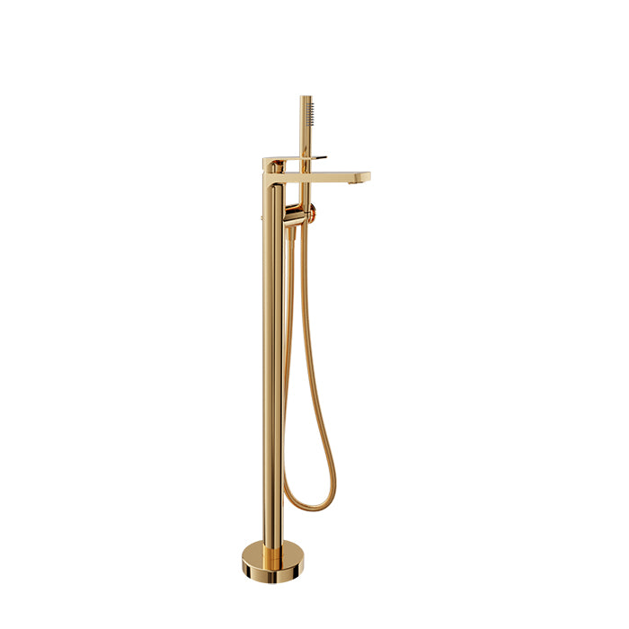 Baril Petite B04 Floor-Mounted Tub Filler With Hand Shower