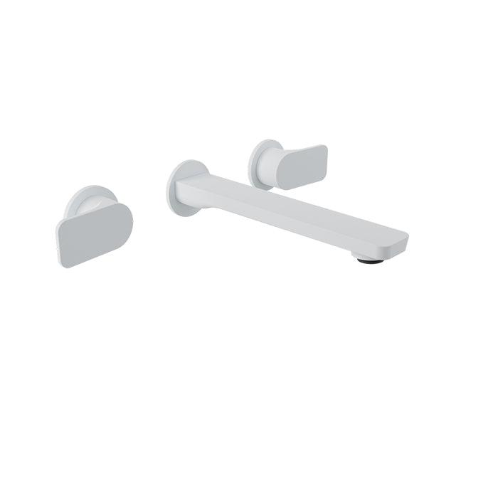 Baril Petite B04 Two Handles Wall-Mounted Lavatory Faucet, Drain Not Included