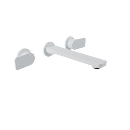 Baril Petite B04 Two Handles Wall-Mounted Lavatory Faucet, Drain Not Included