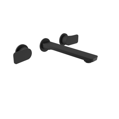 Baril Petite B04 Two Handles Wall-Mounted Lavatory Faucet, Drain Not Included