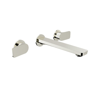 Baril Petite B04 Two Handles Wall-Mounted Lavatory Faucet, Drain Not Included