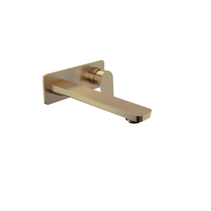 Baril Petite B04 Single Lever Wall-Mounted Lavatory Faucet Trim - Warm Gold