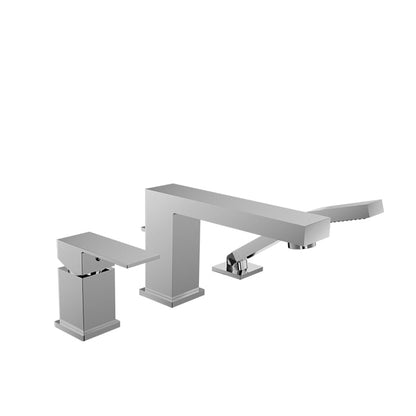Baril Rec B05 Mélangeur de bain 3 pièces à montage sur plage avec douchette - B05-1331-07
