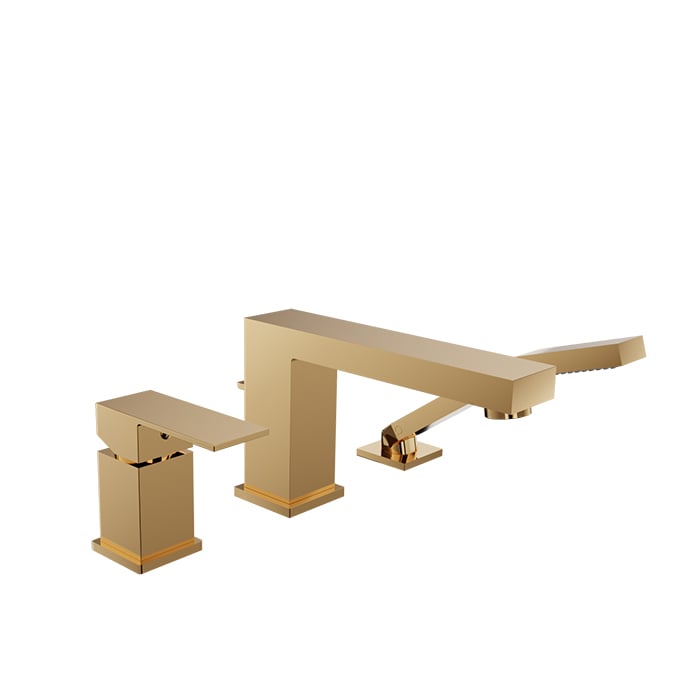 Baril Rec B05 Mélangeur de bain 3 pièces à montage sur plage avec douchette - B05-1331-07