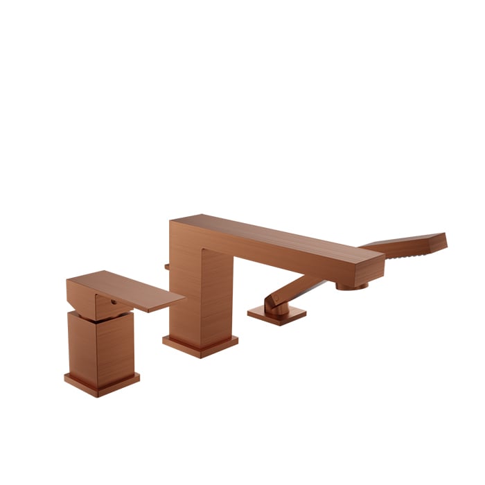 Baril Rec B05 Mélangeur de bain 3 pièces à montage sur plage avec douchette - B05-1331-07
