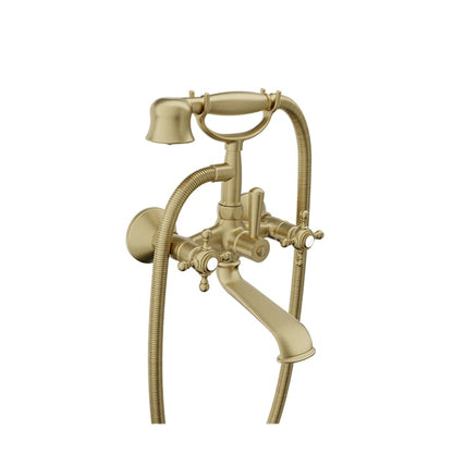 Baril Nautica B16 Wall-Mounted Tub Faucet With Hand Shower - B16-1201-01
