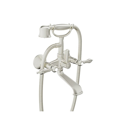 Baril Ralph B18 Wall-Mounted Tub-Shower Mixer B18-1201-01 - Brushed Nickel