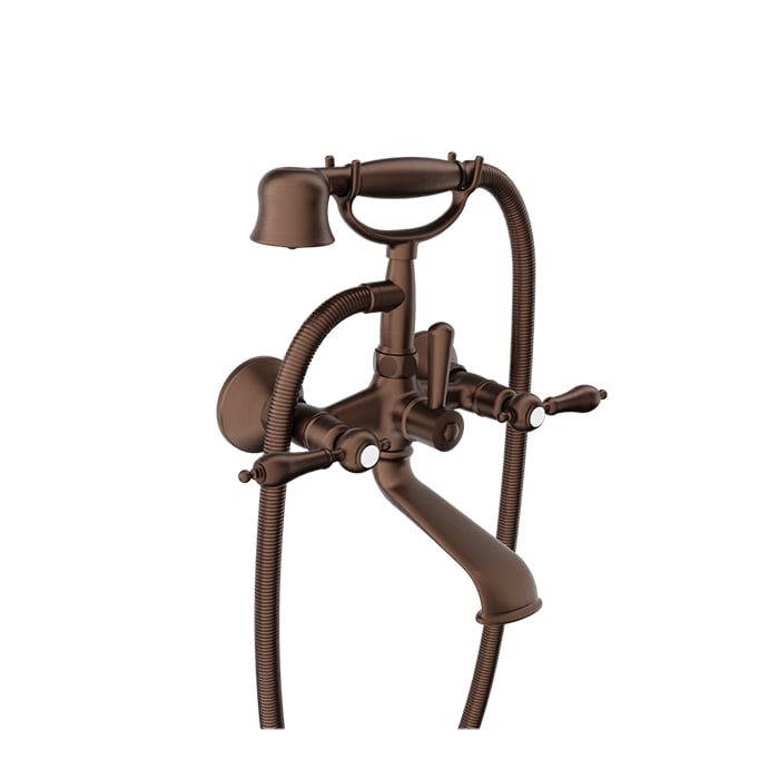 Baril Ralph B18 Wall-Mounted Tub-Shower Mixer B18-1201-01 - Venetian Bronze