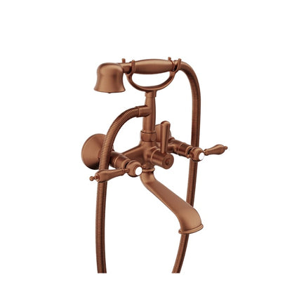 Baril Ralph B18 Wall-Mounted Tub-Shower Mixer B18-1201-01 - Satin Copper