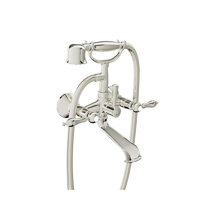 Baril Ralph B18 Wall-Mounted Tub-Shower Mixer B18-1201-01 - Polished Nickel