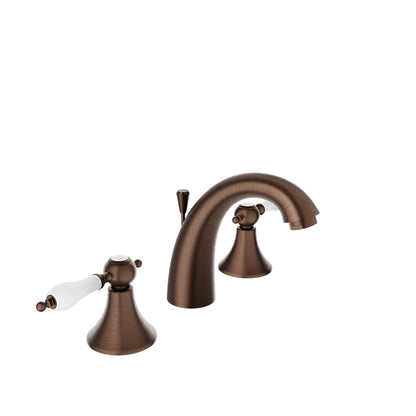 Baril Ralph B18 8" Widespread Lavatory Faucet B18-8001-00L - Venetian Bronze / White
