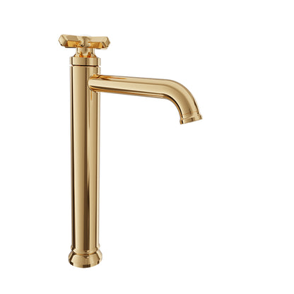 Baril Beaumont B20 High Single-Hole Lavatory Faucet, Drain Not Included, B20-1022-00L