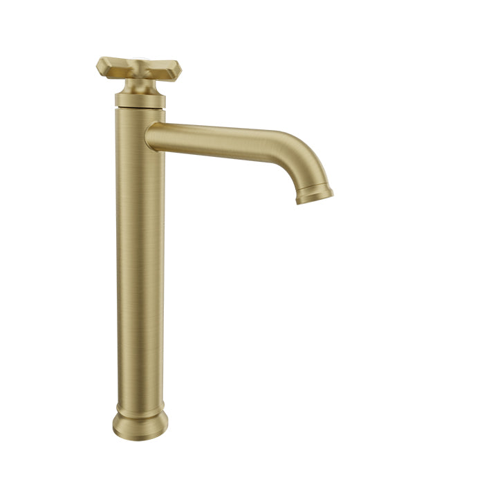 Baril Beaumont B20 High Single-Hole Lavatory Faucet, Drain Not Included, B20-1022-00L