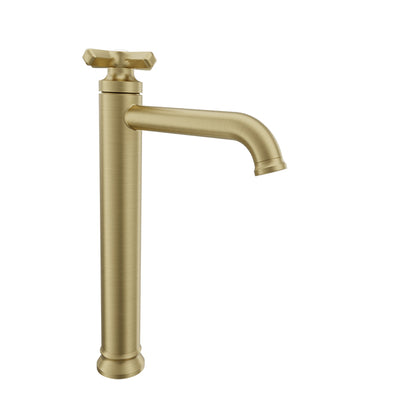 Baril Beaumont B20 High Single-Hole Lavatory Faucet, Drain Not Included, B20-1022-00L