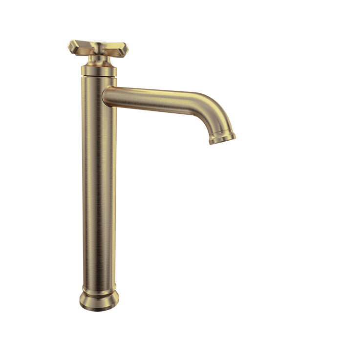 Baril Beaumont B20 High Single-Hole Lavatory Faucet, Drain Not Included, B20-1022-00L
