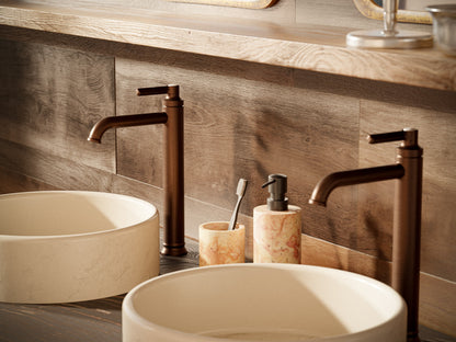 Baril Beaumont B20 High Single-Hole Lavatory Faucet, Drain Not Included, B20-1024-00L