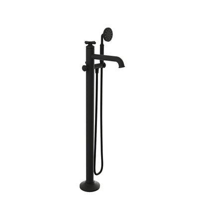 Baril Beaumont B20 Floor-Mounted Tub Filler With Hand Shower - B20-1102-00