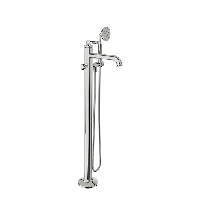Baril Beaumont B20 Floor-Mounted Tub Filler With Hand Shower - B20-1104-00