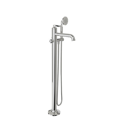 Baril Beaumont B20 Floor-Mounted Tub Filler With Hand Shower - B20-1104-00